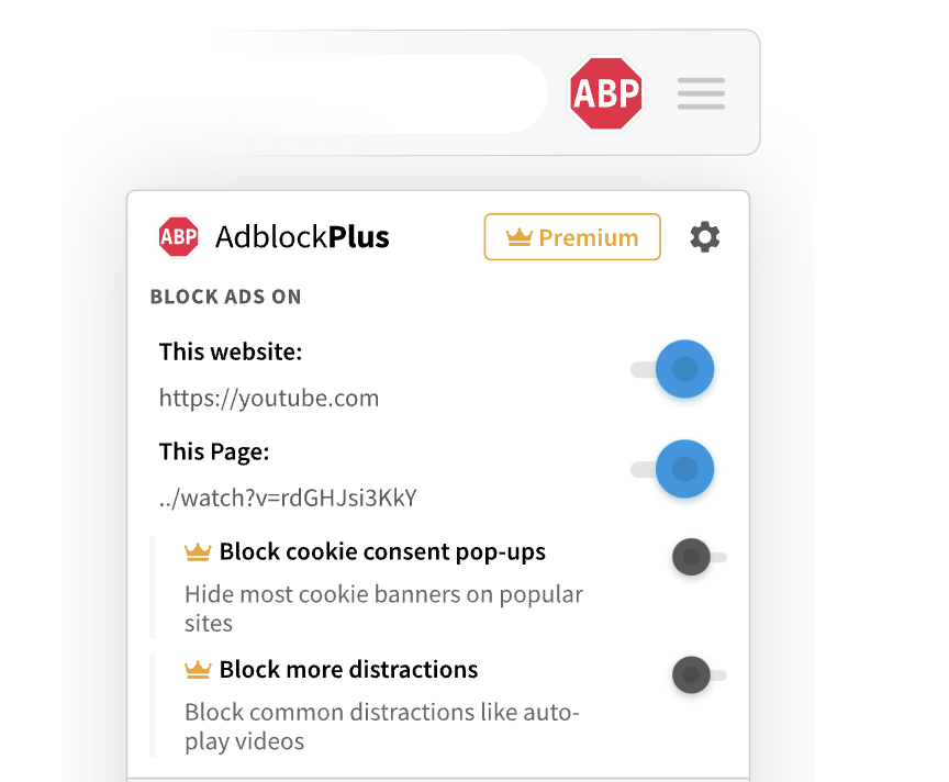 Adblock Plus & Adblock screenshot
