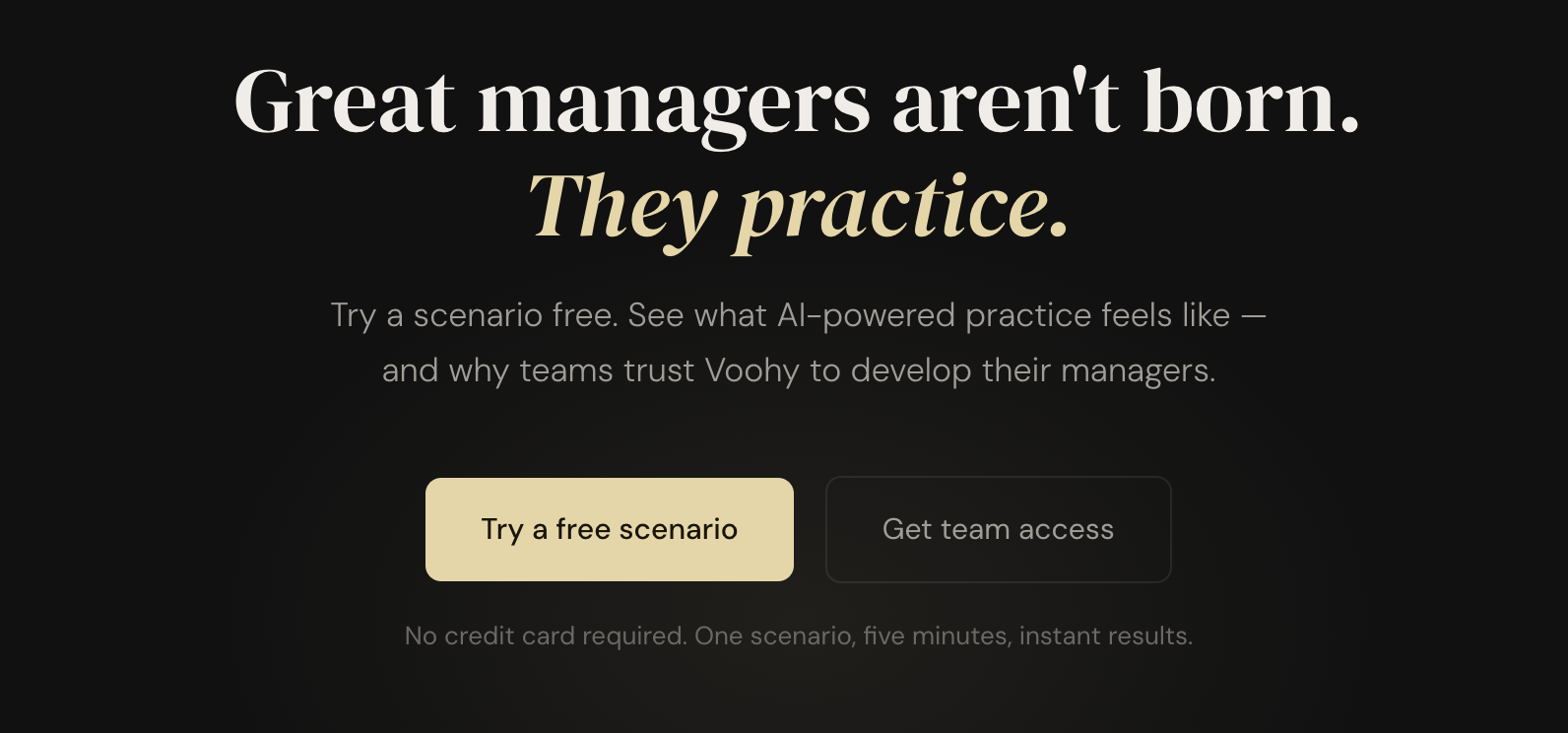 Voohy screenshot